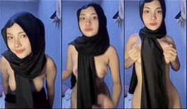 Mahasiswi Hijab Hitam Idola Kampus Ramah Banget Orangnya