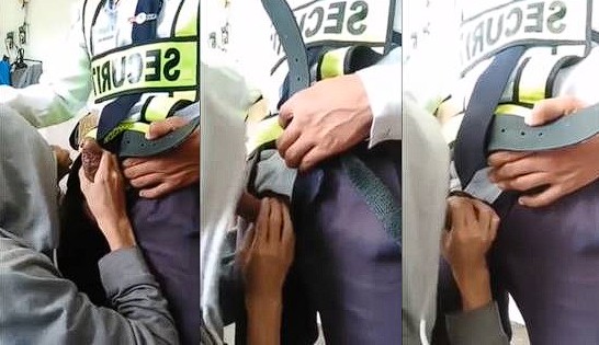 Hijab Viral Membantu Pak Security Yang Lagi Bertugas