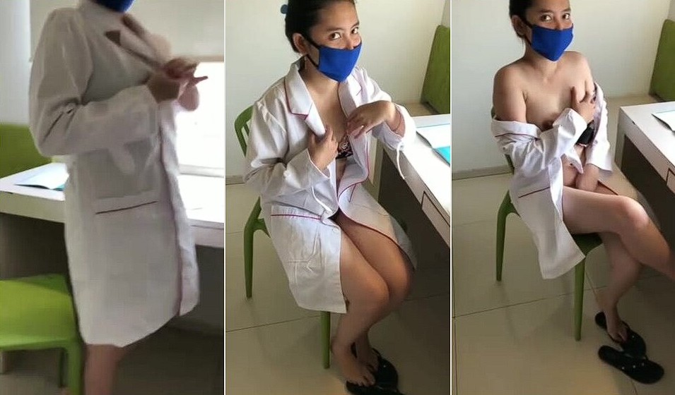 Perawat Cantik Bareng Rekan Kerja Curi Perhatian Netizen